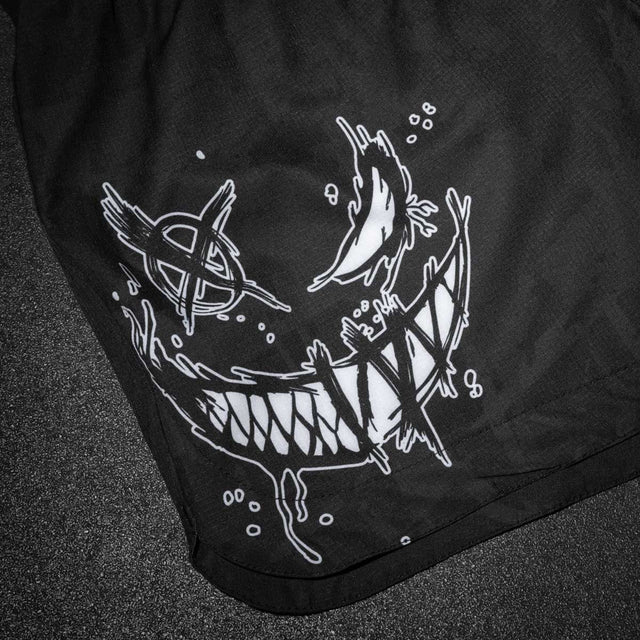 Phantom Athletics MMA Shorts Fusion Two Serious - Schwarz