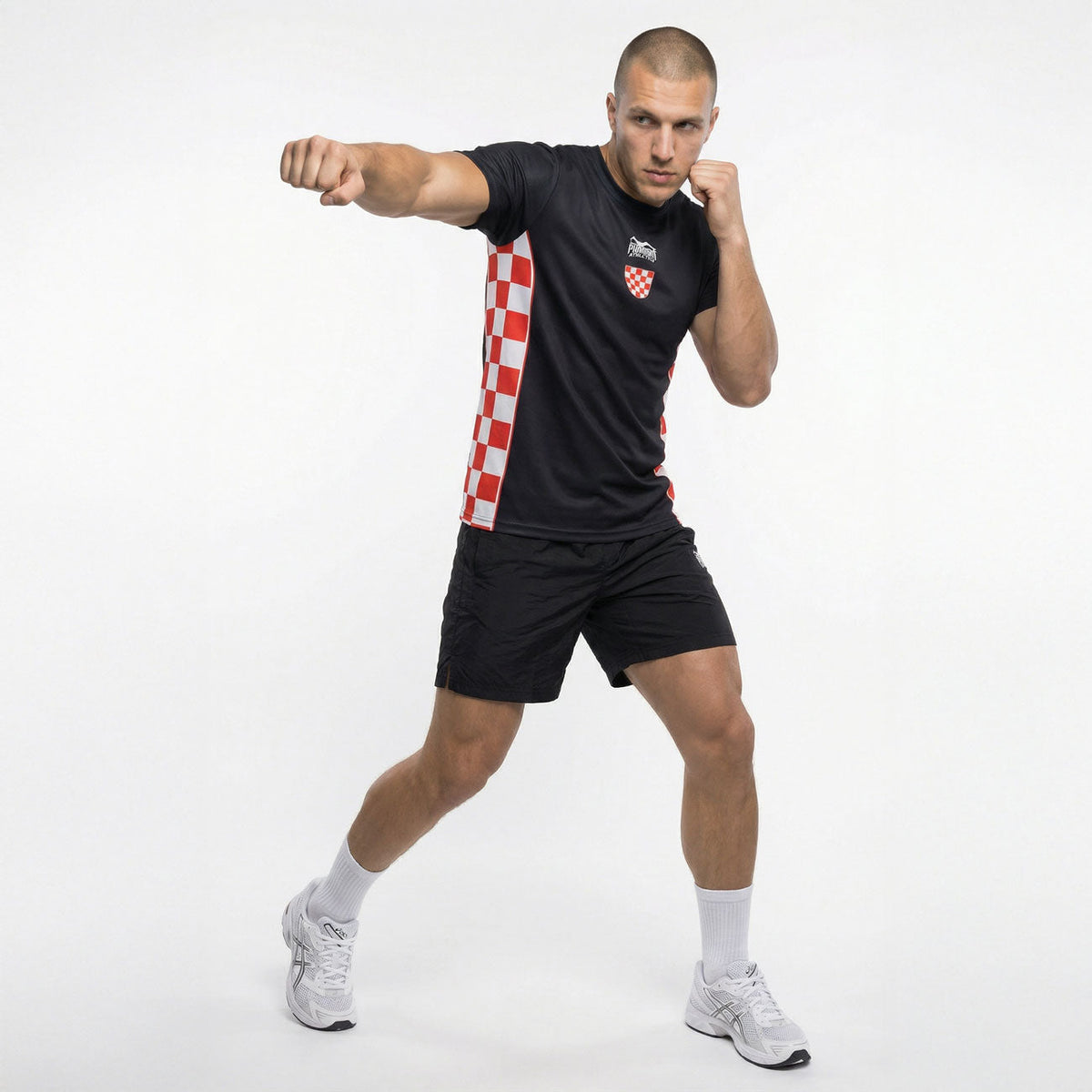 Phantom Athletics T-Shirt EVO+ Team Croatia - Schwarz