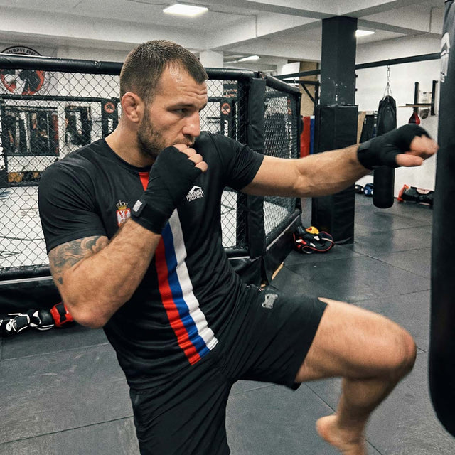 Phantom Athletics T-Shirt EVO+ Team Serbia - Schwarz