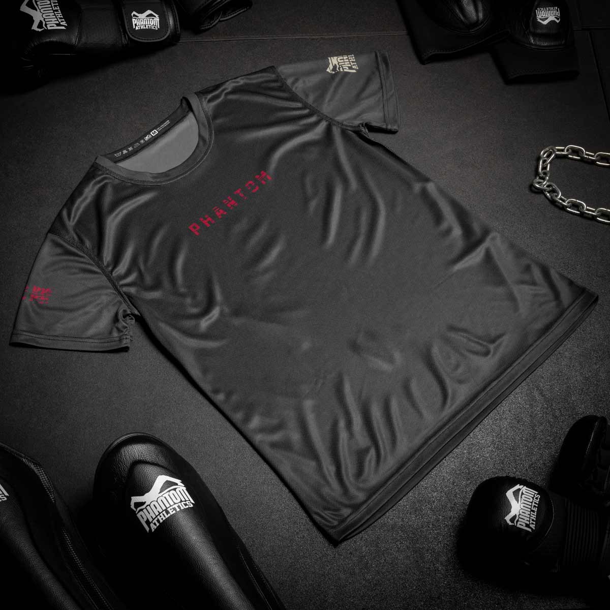 Phantom Athletics T-Shirt EVO Tiger Unit - Schwarz/Grau