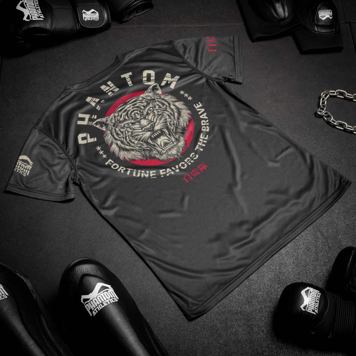 Phantom Athletics T-Shirt EVO Tiger Unit - Schwarz/Grau