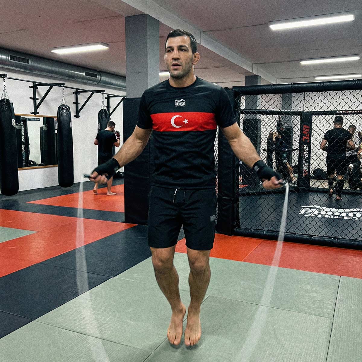 Phantom Athletics T-Shirt EVO+ Team Turkey - Schwarz