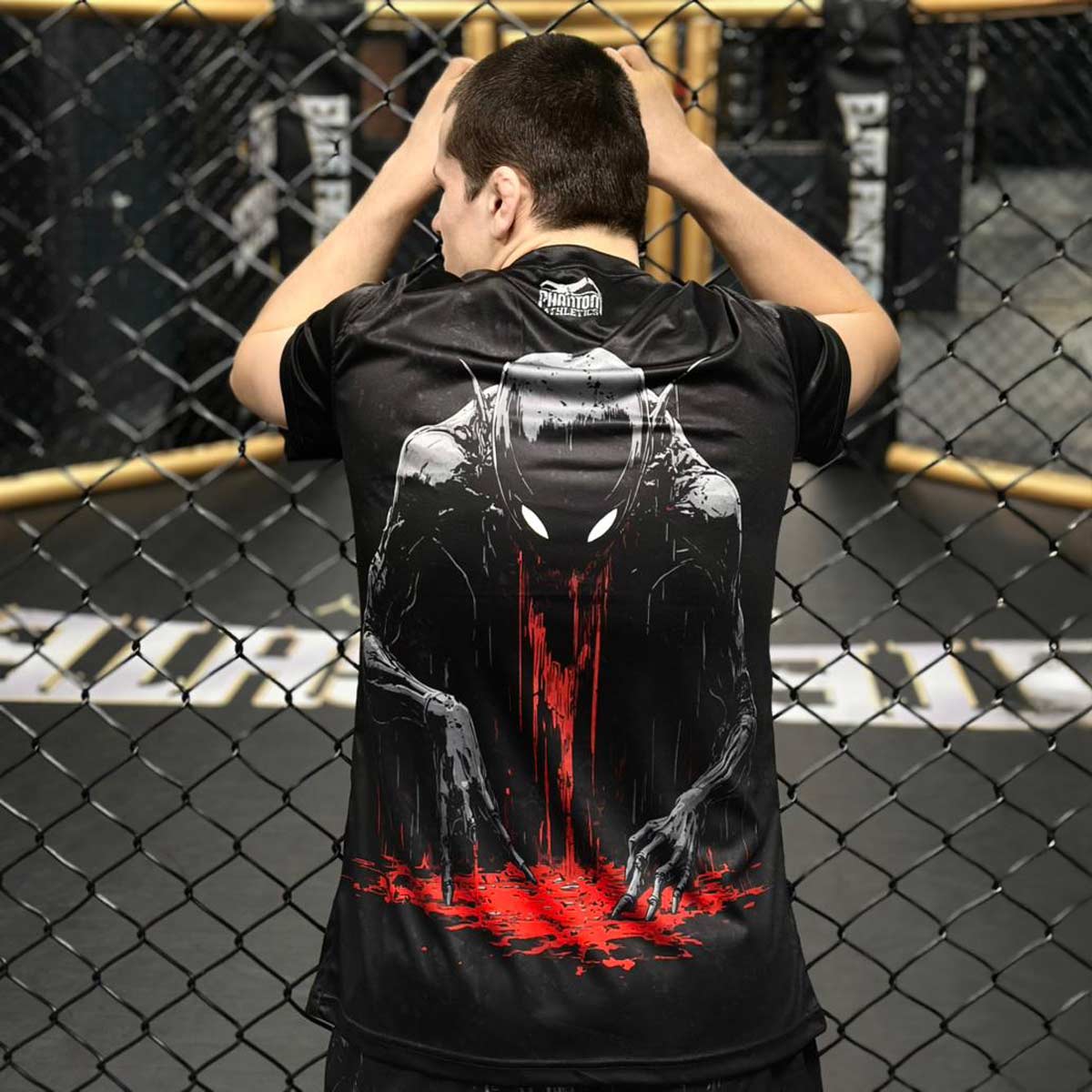Phantom Athletics T-Shirt EVO+ Nightmare - Schwarz/Rot