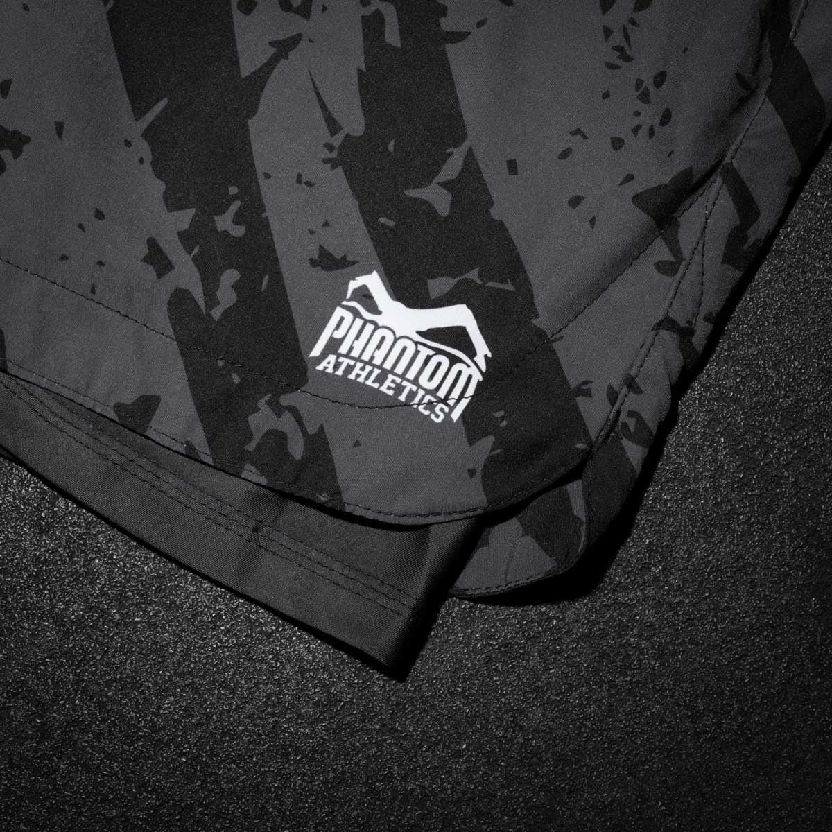 Phantom Athletics MMA Shorts Fusion 2in1 - Grau
