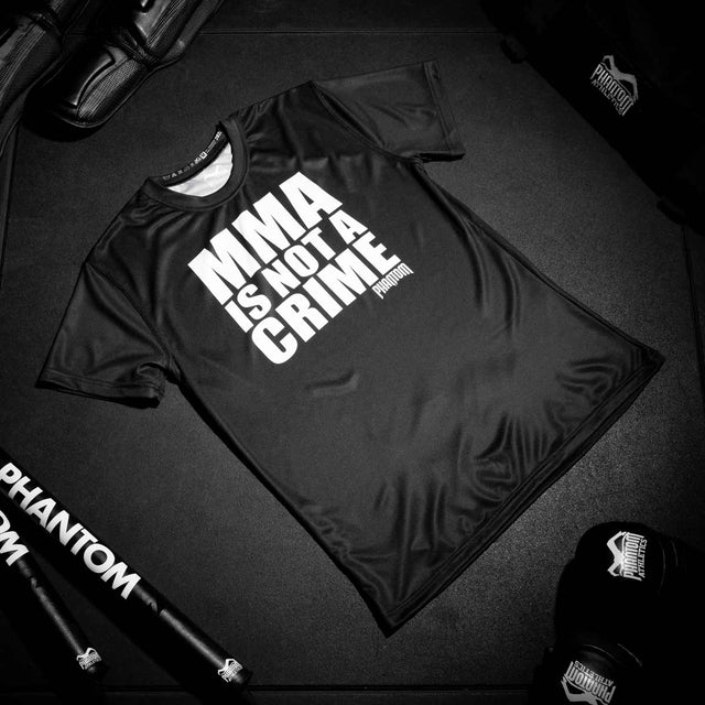 Phantom Athletics T-Shirt EVO MMA Is Not A Crime - Schwarz
