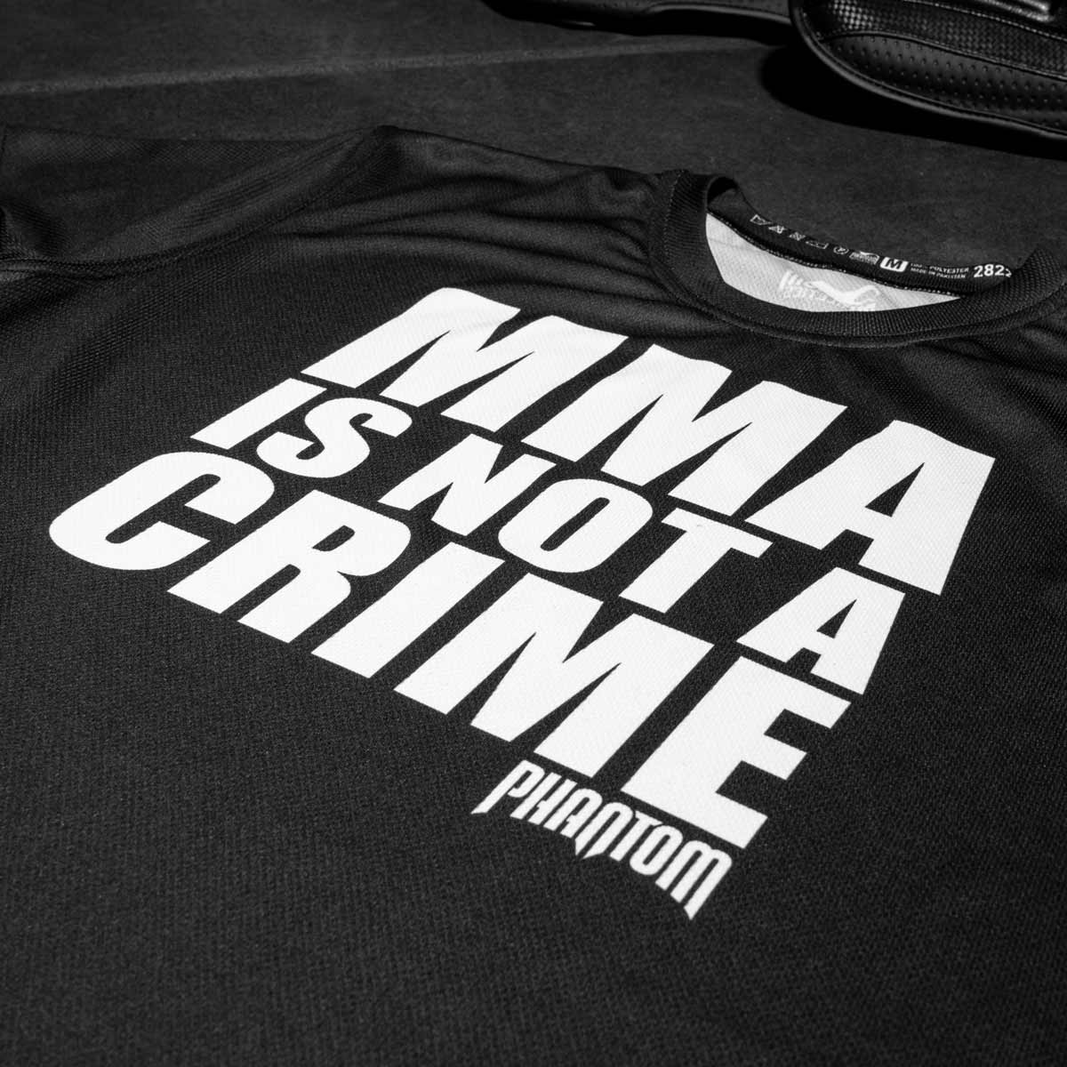 Phantom Athletics T-Shirt EVO MMA Is Not A Crime - Schwarz