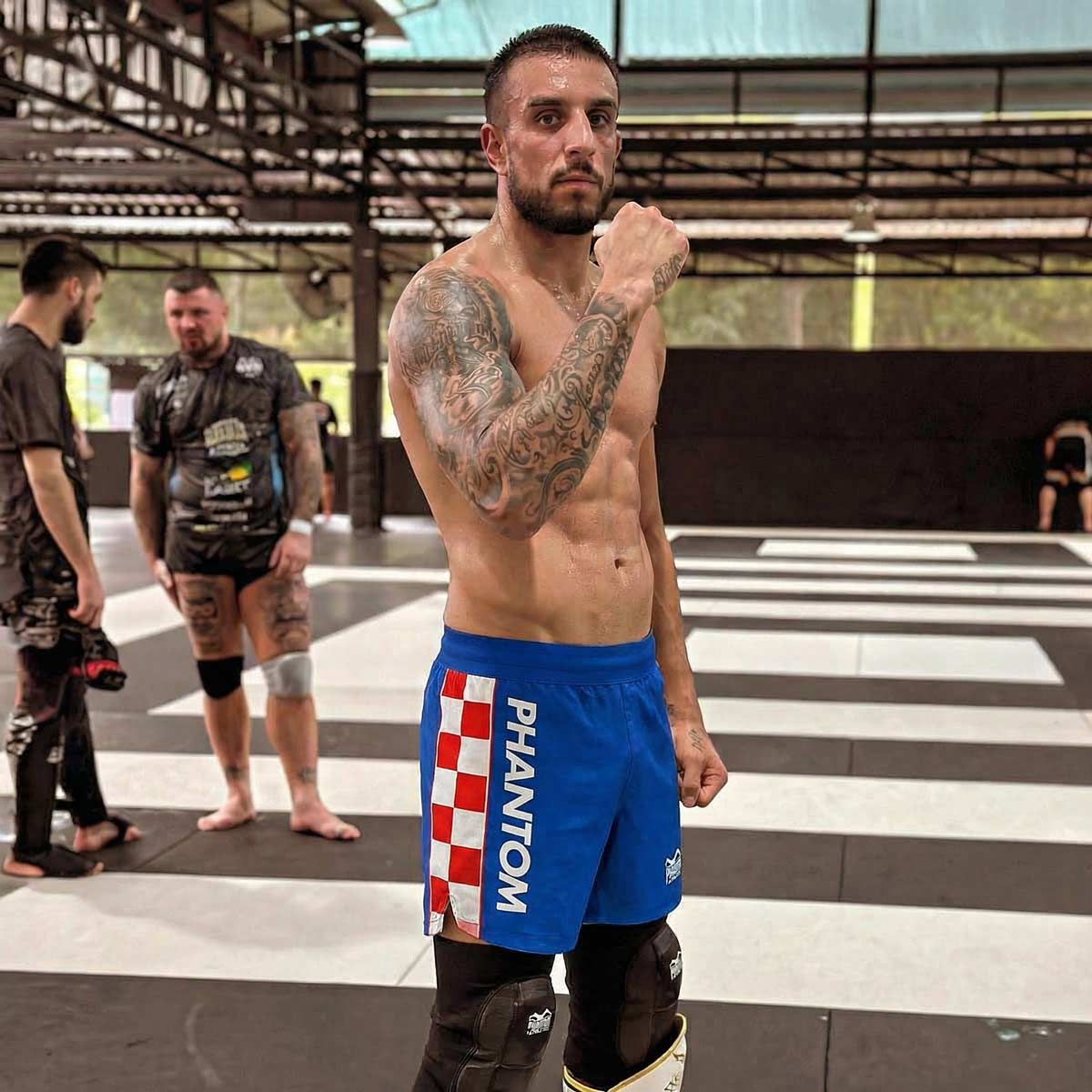 Phantom Athletics MMA Shorts Fusion-R Team Croatia - Blau