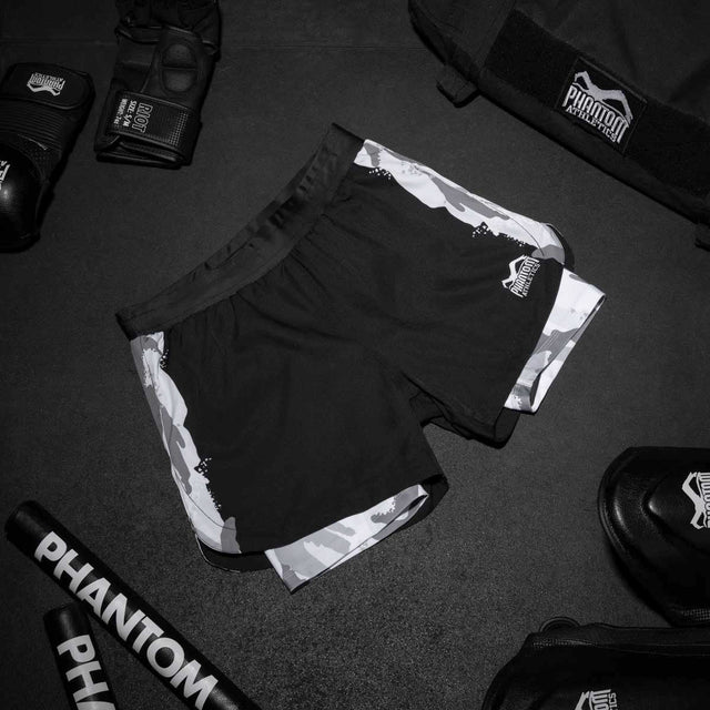 Phantom Athletics MMA Shorts Fusion 2in1 Warfare - Urban Camo