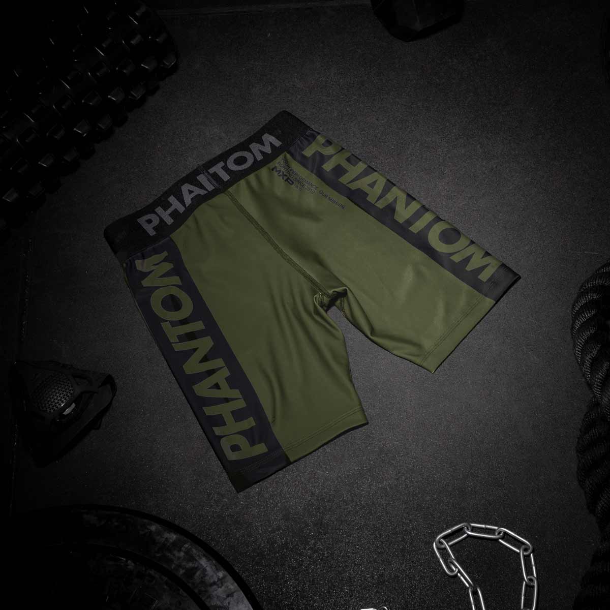 Phantom Athletics Kompressionsshorts Vector Apex - Khaki