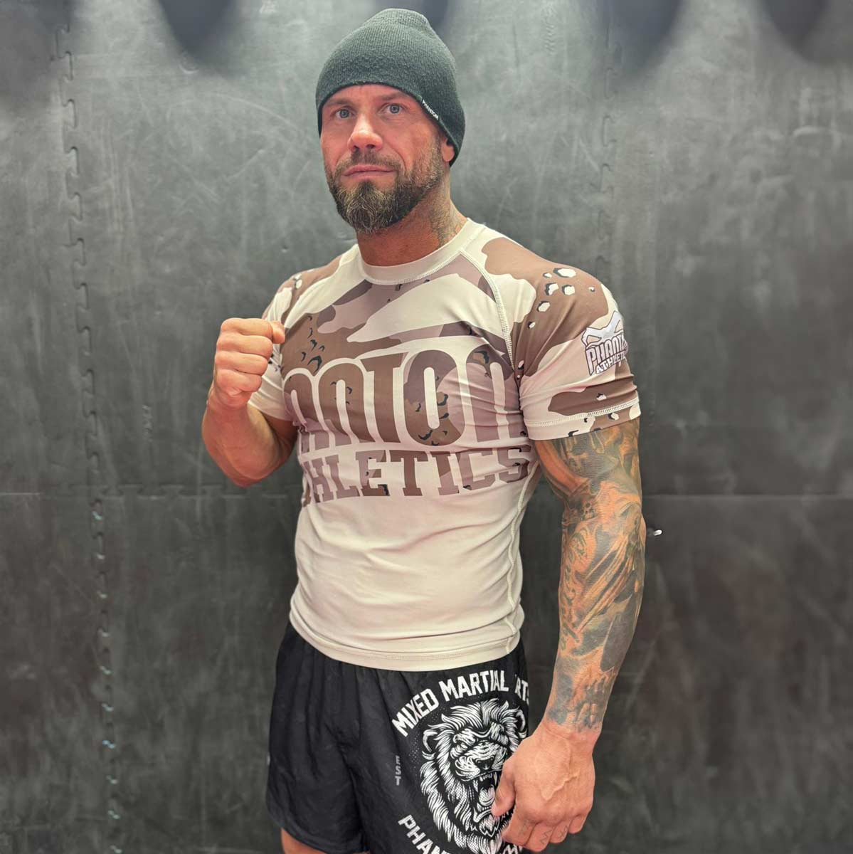 Phantom Athletics MMA Shorts Fusion Lionheart - Schwarz