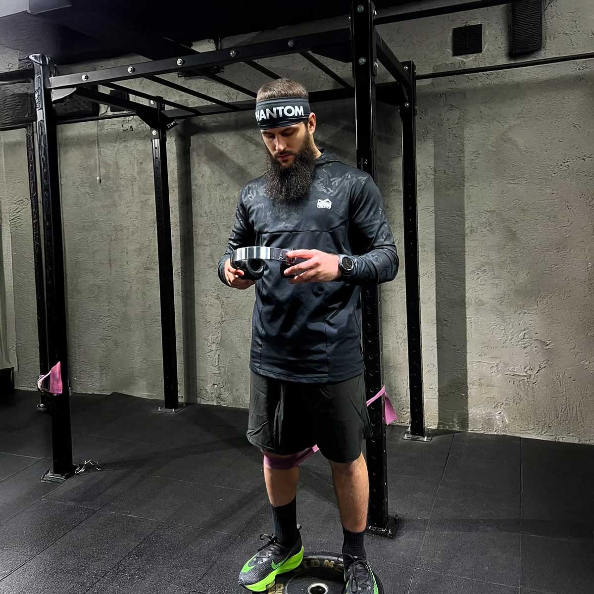 Phantom Athletics Stirnband Zero - Schwarz/Weiß