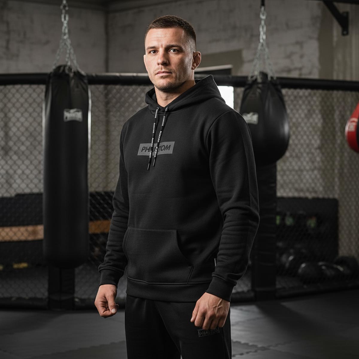 Phantom Athletics Hoodie Zero - Schwarz/Grau