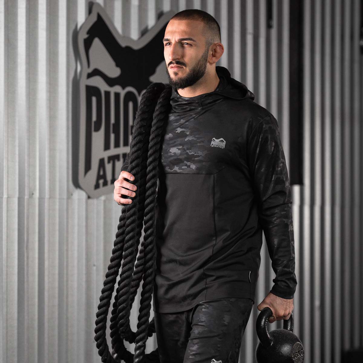 Phantom Athletics Hoodie Shadow - Schwarz/Camo