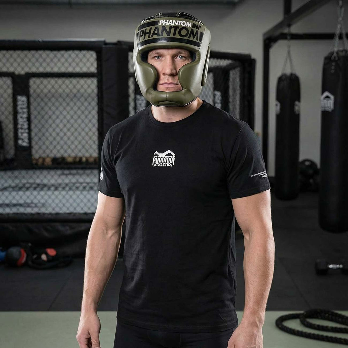 Phantom Athletics Kopfschutz Muay Thai Army - Grün