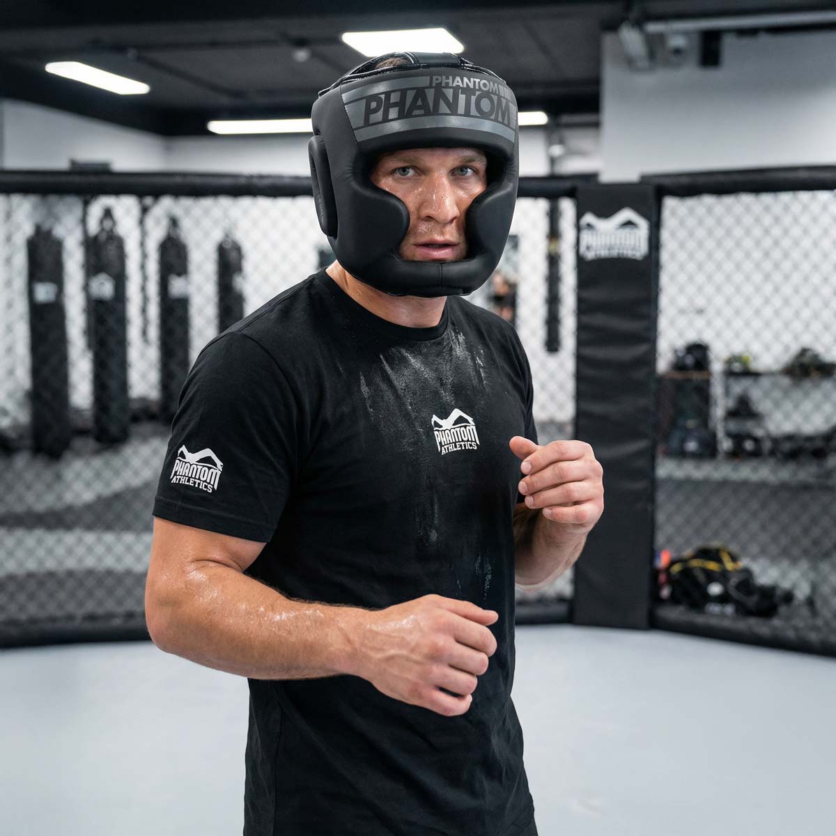 Phantom Athletics Kopfschutz Apex Full Face - Schwarz/Grau