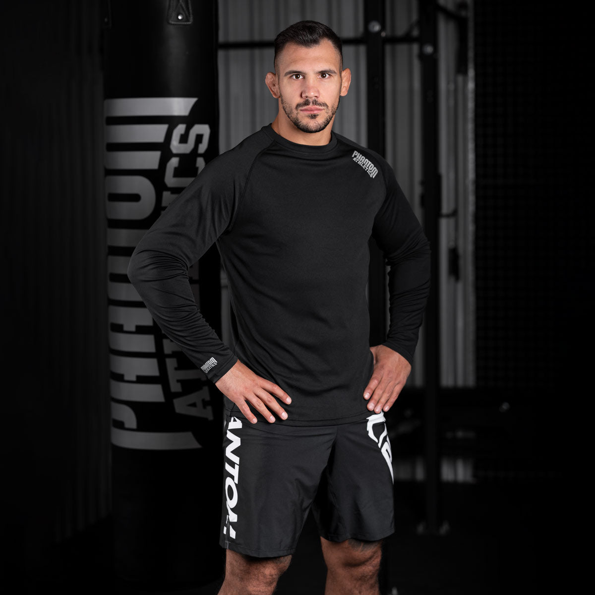 Phantom Athletics Trainingsshirt Tactic Langarm - Schwarz