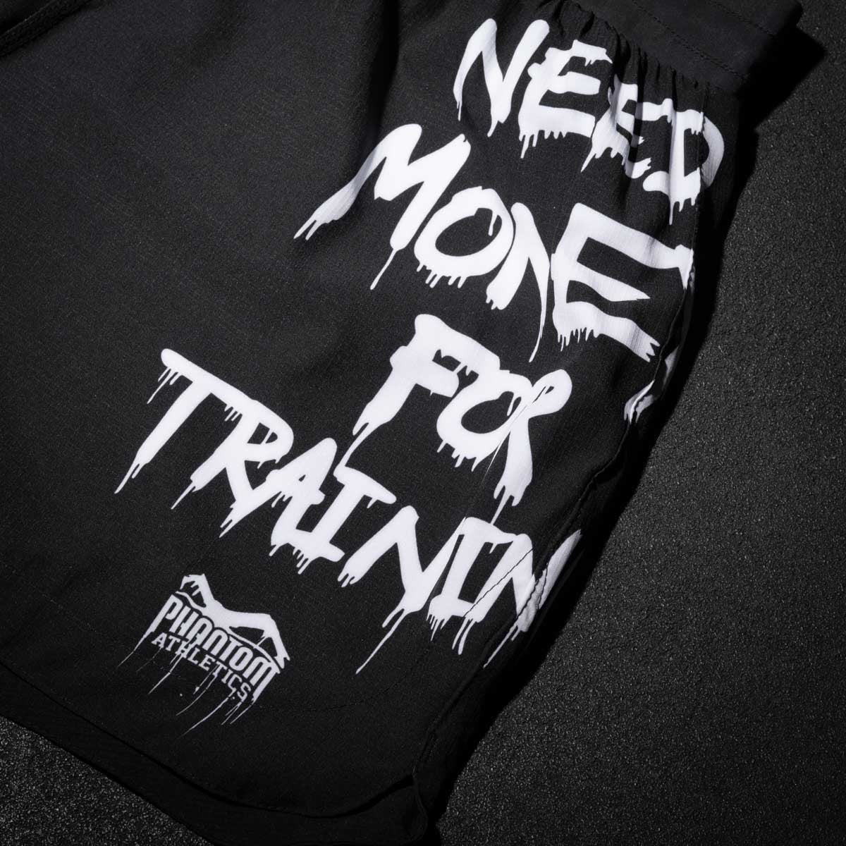Phantom Athletics MMA Shorts Fusion-R Need Money For Training - Schwarz