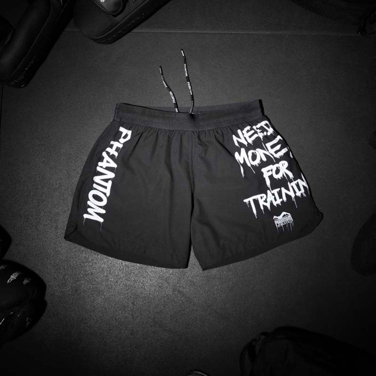 Phantom Athletics MMA Shorts Fusion-R Need Money For Training - Schwarz