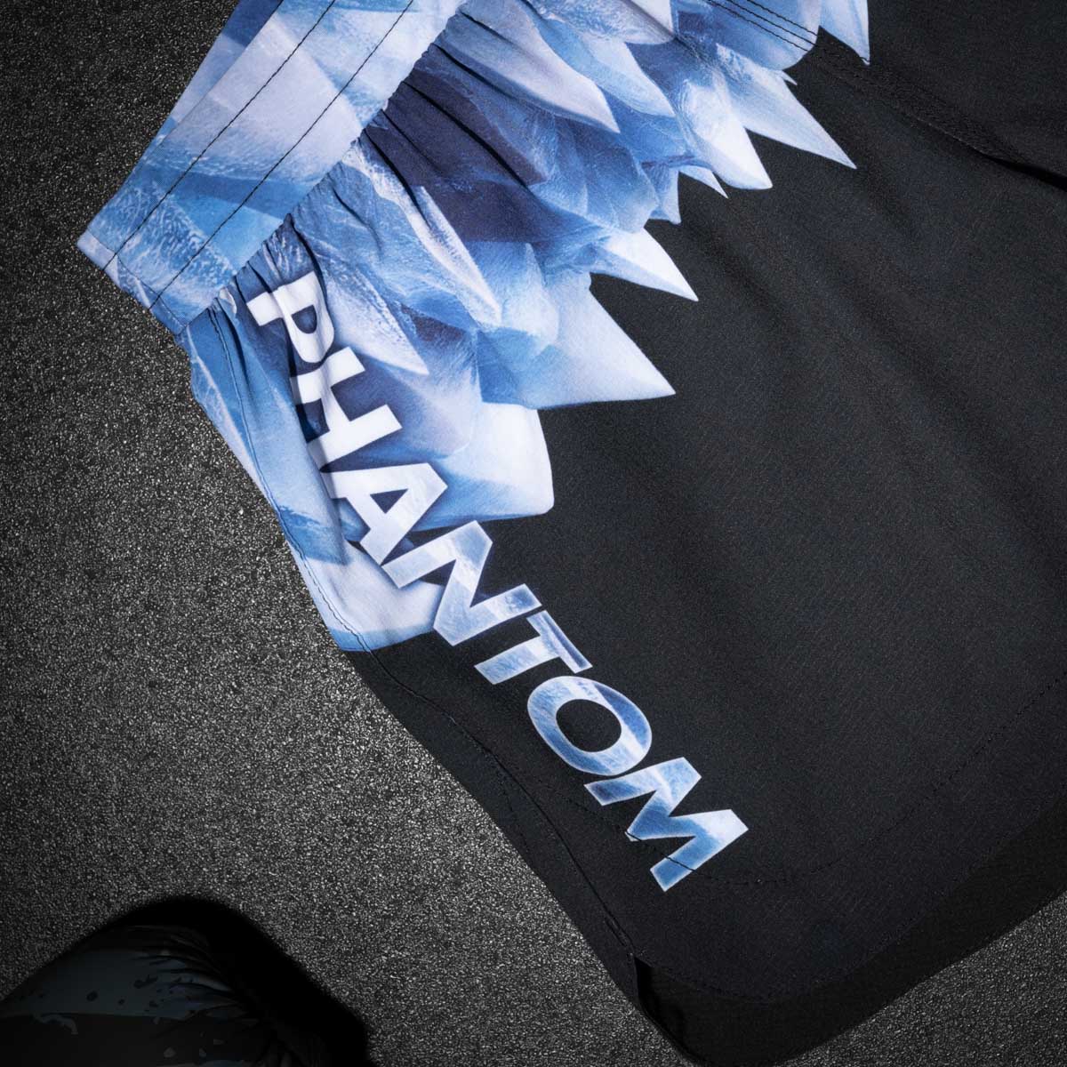 Phantom Athletics MMA Shorts Fusion-R - Schwarz/Blau
