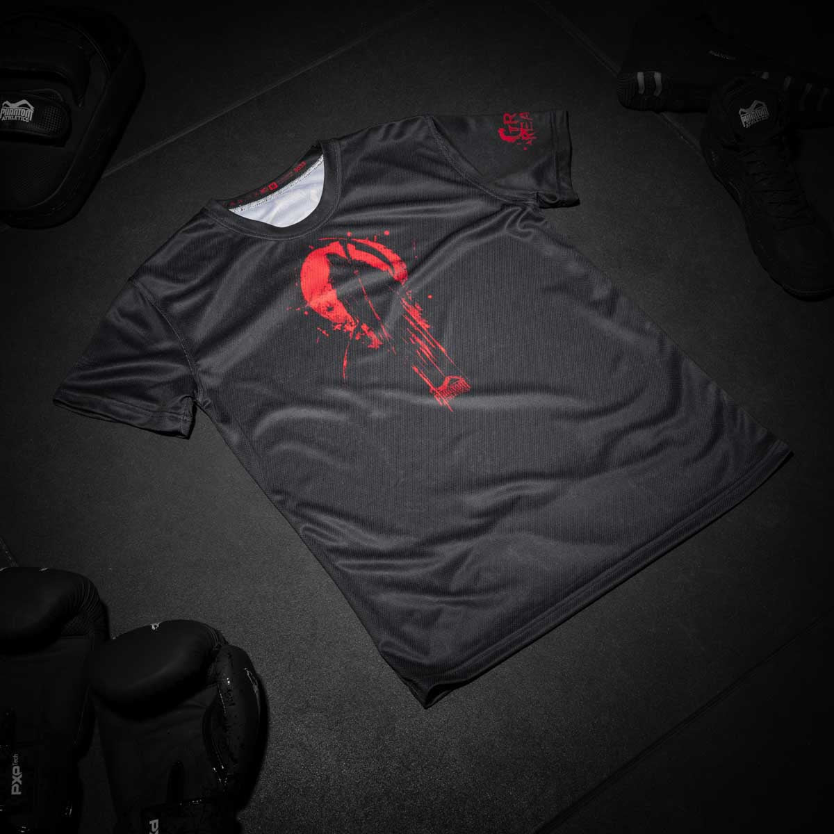 Phantom Athletics T-Shirt EVO Reaper - Schwarz/Rot