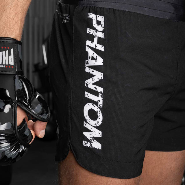 Phantom Athletics MMA Shorts Fusion-R Pumpkill - Schwarz/Grau