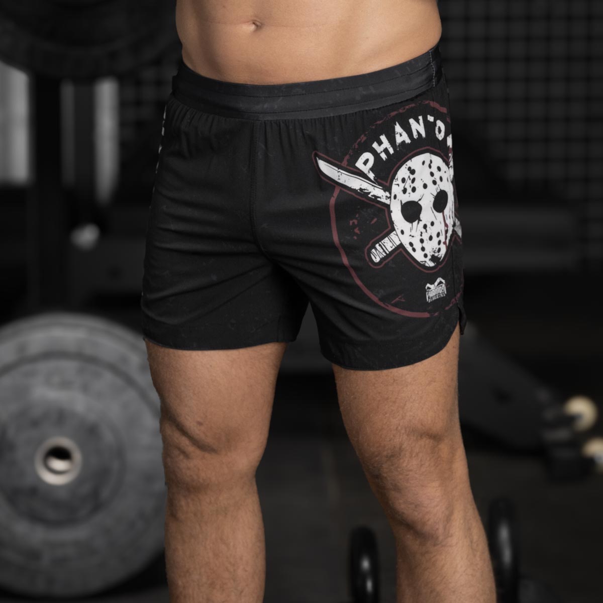 Phantom Athletics MMA Shorts Fusion-R Slasher - Schwarz