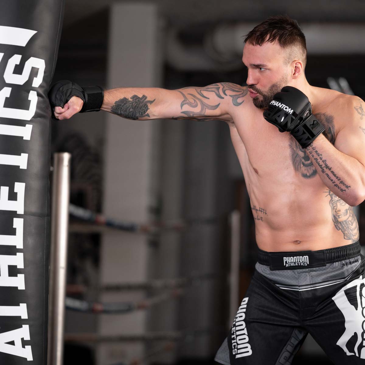 Phantom Athletics MMA Handschuhe Apex - Schwarz