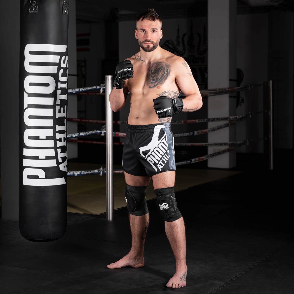Phantom Athletics MMA Handschuhe Apex - Schwarz