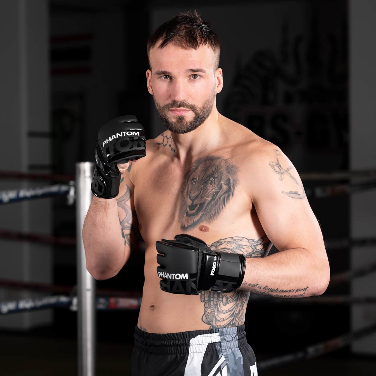 Phantom Athletics MMA Handschuhe Apex - Schwarz