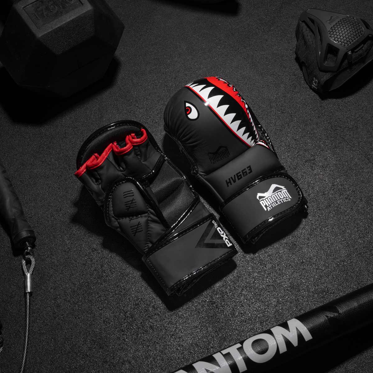 Phantom Athletics MMA Handschuhe Fight Squad - Schwarz
