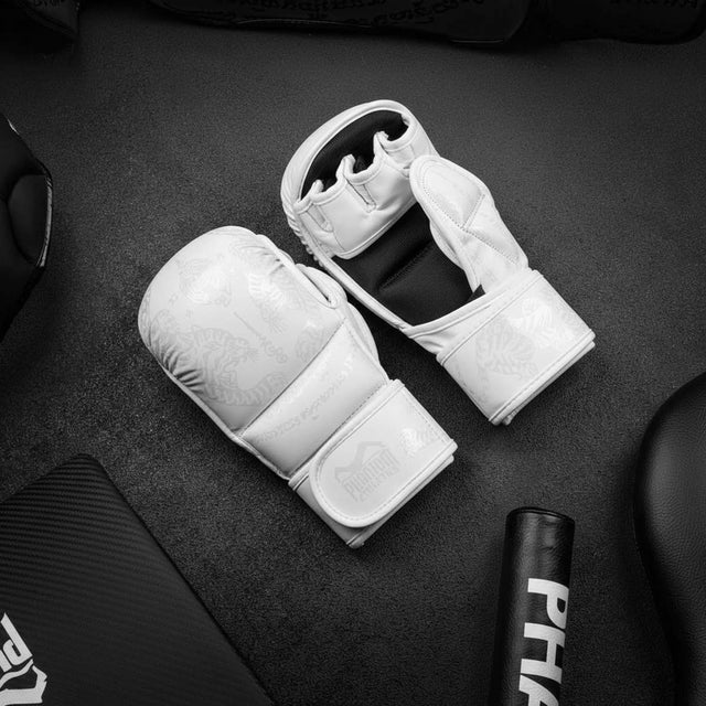 Phantom Athletics MMA Handschuhe Sparring Muay Thai - Frost Weiß