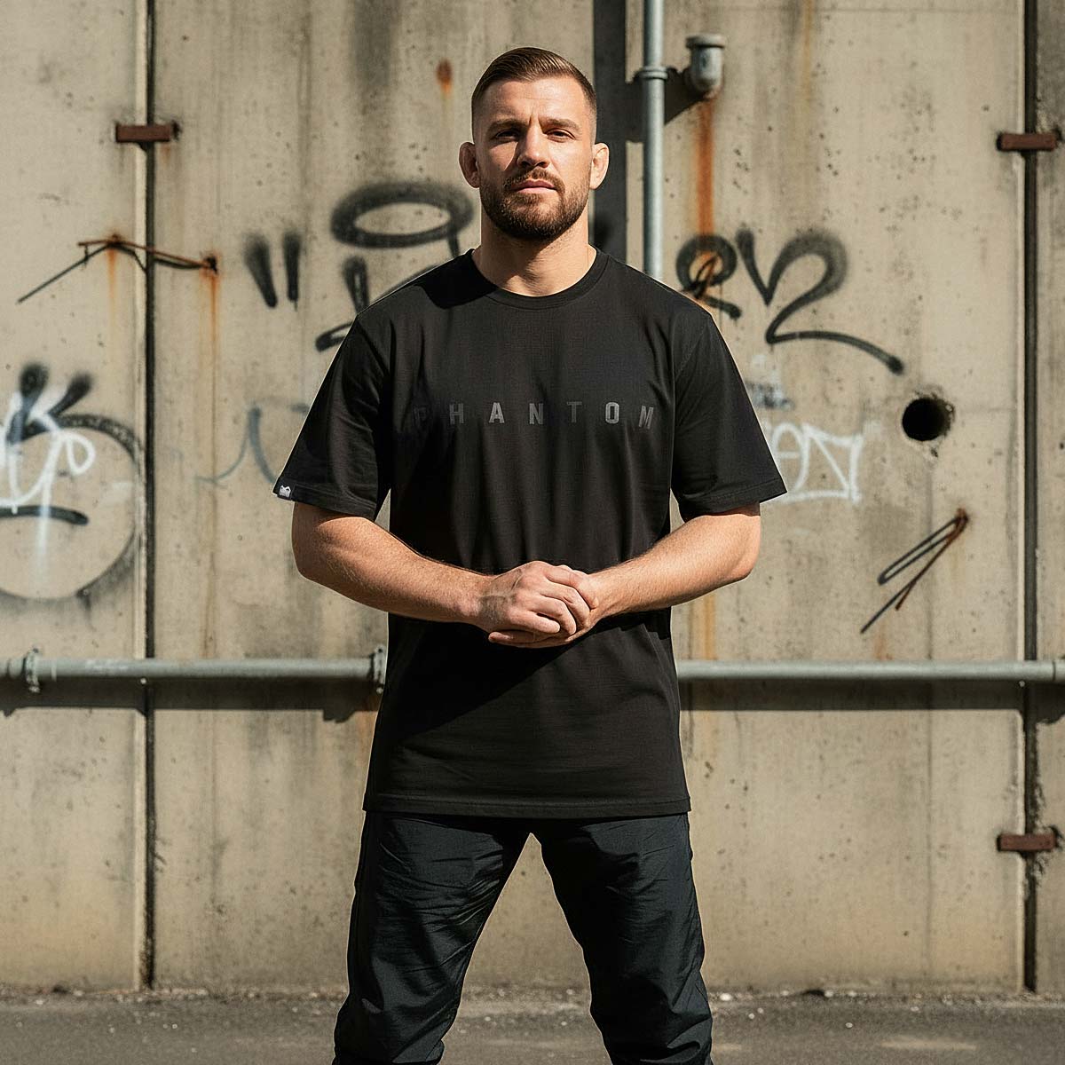 Phantom Athletics T-Shirt Vantage - Schwarz