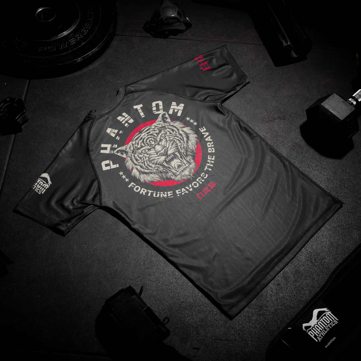 Phantom Athletics Rashguard EVO Tiger Unit - Schwarz