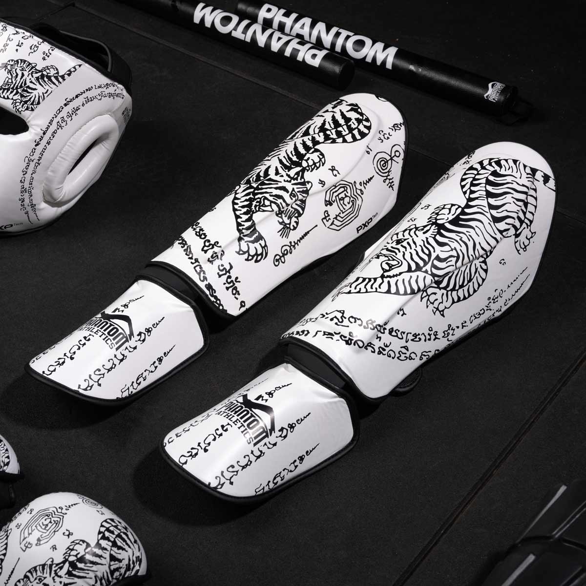 Phantom Athletics Schienbeinschoner Muay Thai - Weiß