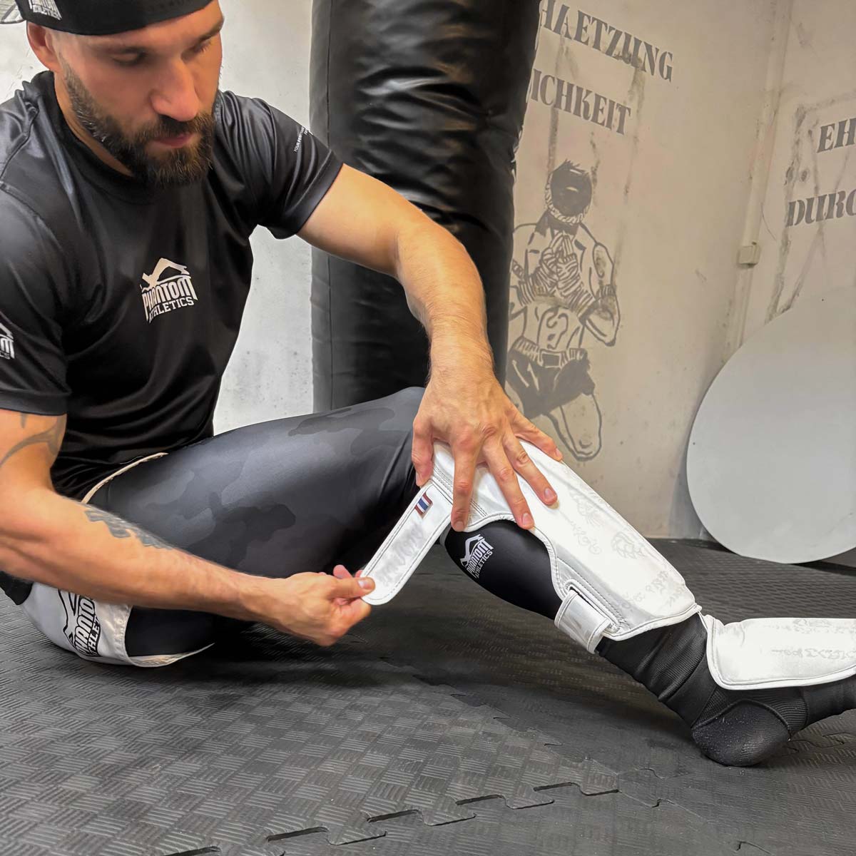 Phantom Athletics Schienbeinschoner Muay Thai - Frost Weiß