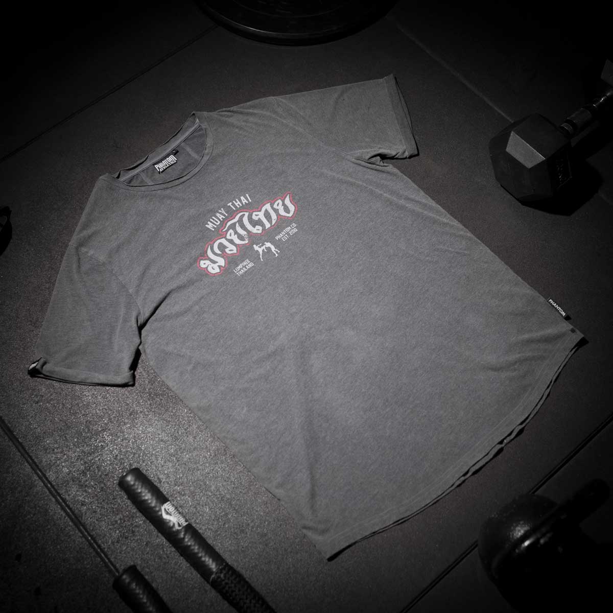 Phantom Athletics T-Shirt Muay Thai - Grau