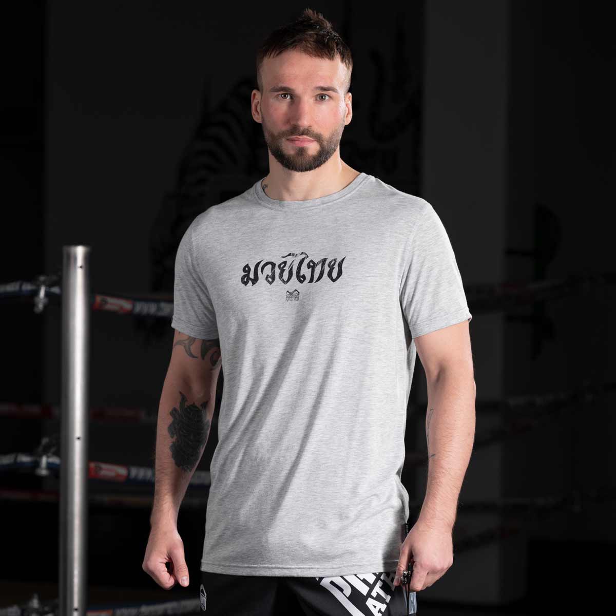 Phantom Athletics T-Shirt Muay Thai - Grau