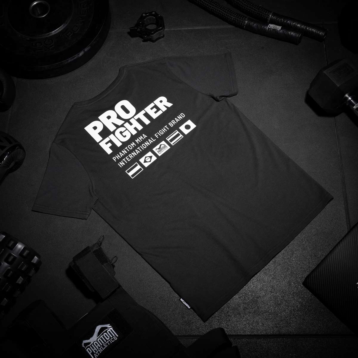 Phantom Athletics T-Shirt Pro Fighter Kinder - Schwarz