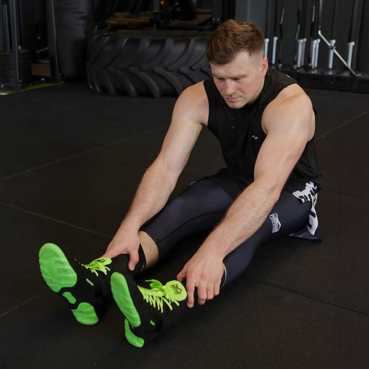 Phantom Athletics Kompressionshose APEX 3/4 - Schwarz