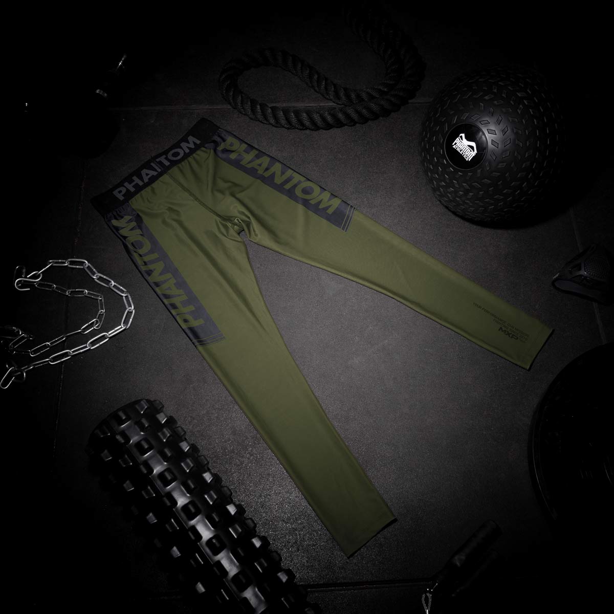 Phantom Athletics Kompressionsshorts APEX - Grün