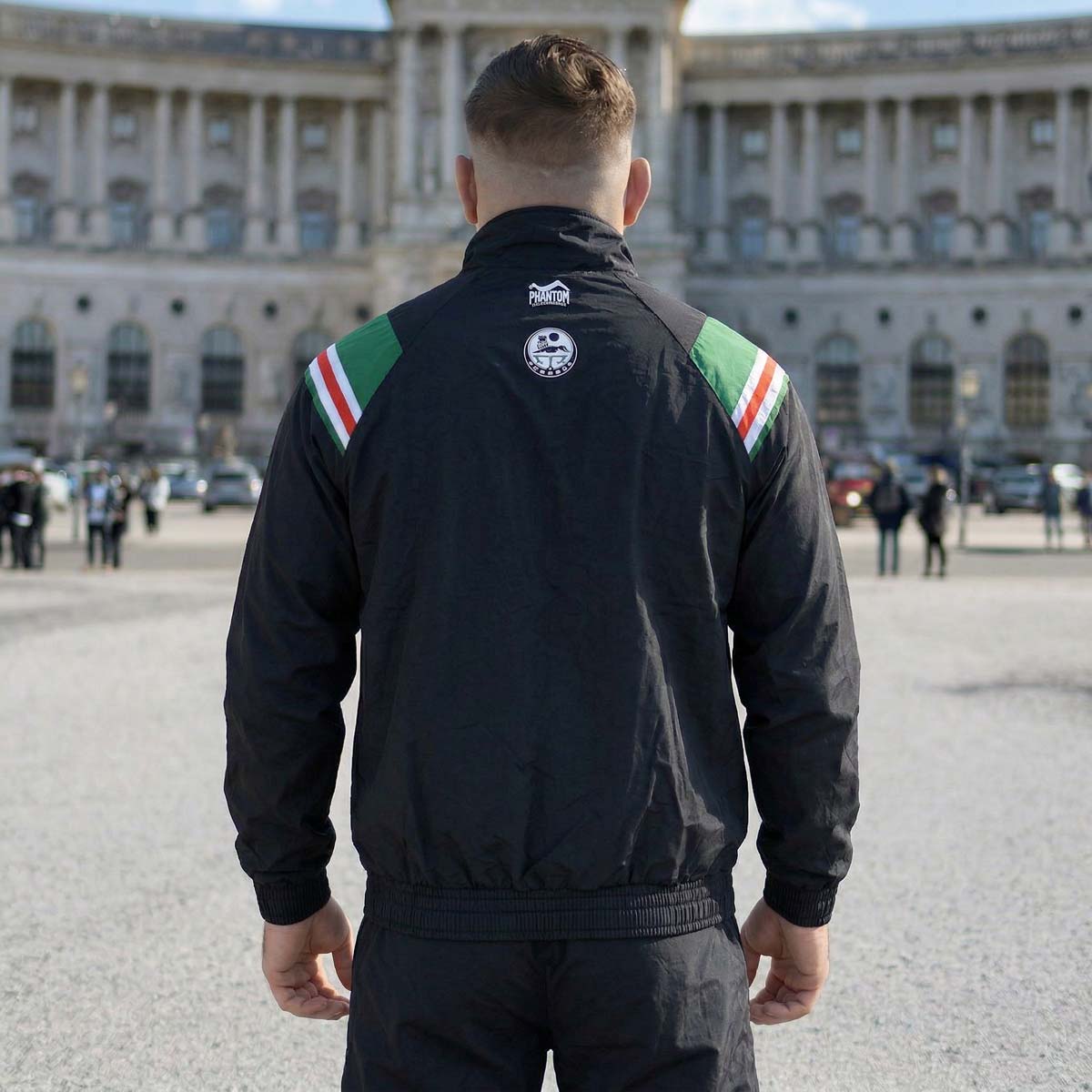 Phantom Athletics Trainingsjacke DMC Team Chechnya - Schwarz/Grün