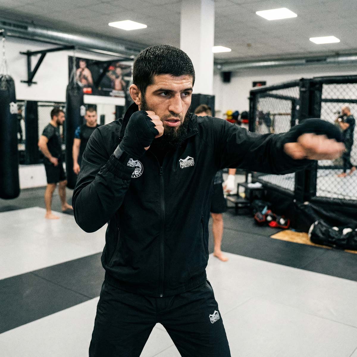 Phantom Athletics Trainingsjacke DMC Team Chechnya - Schwarz