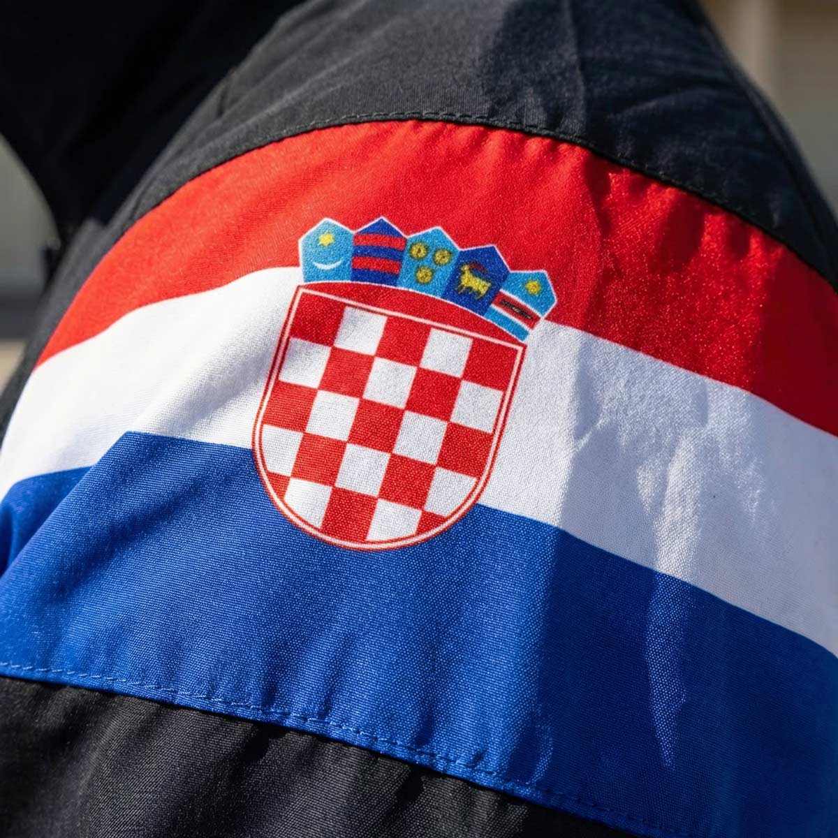 Phantom Athletics Trainingsjacke DMC Team Croatia - Schwarz/Rot/Weiß