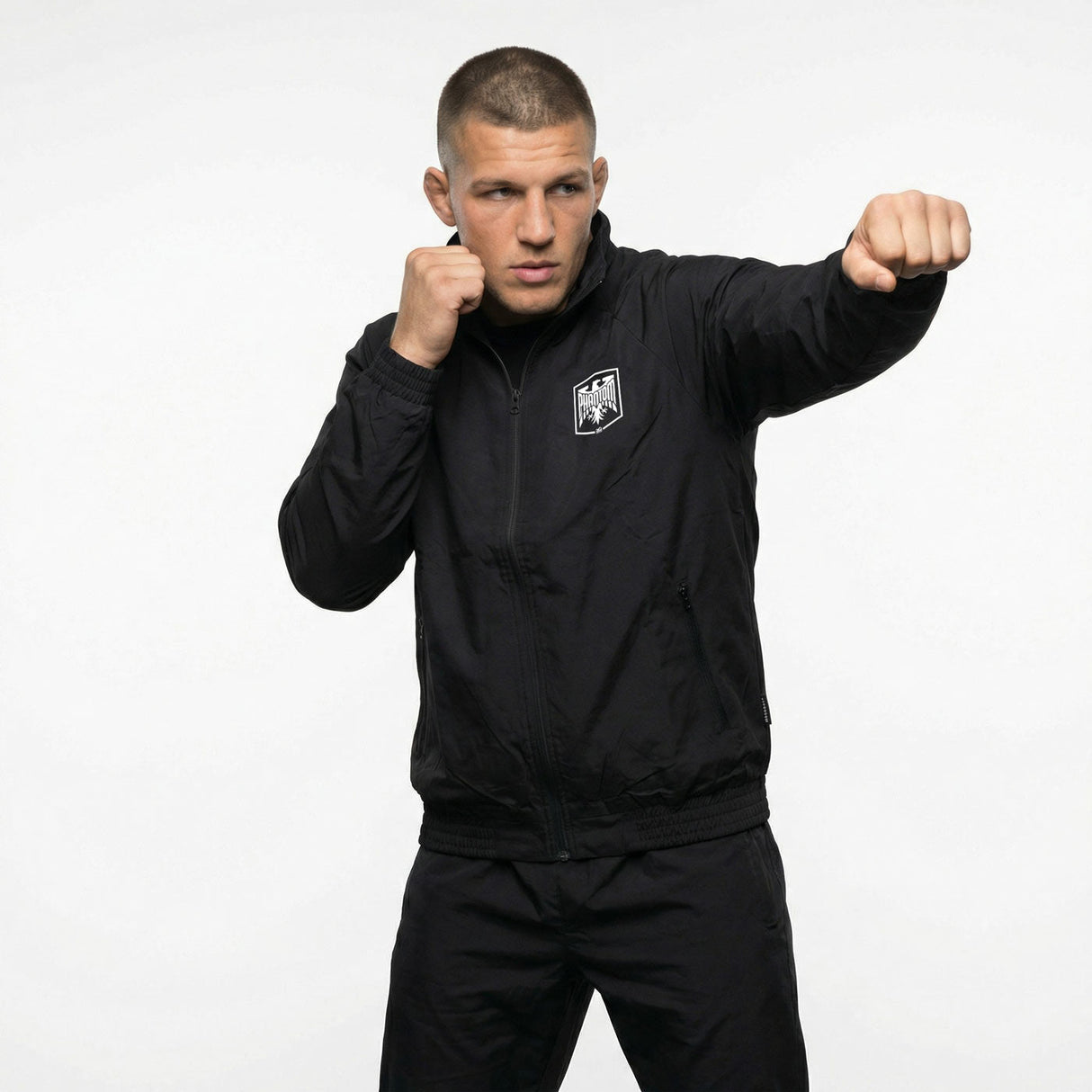 Phantom Athletics Trainingsjacke DMC Germany Eagle - Schwarz/Rot/Gelb