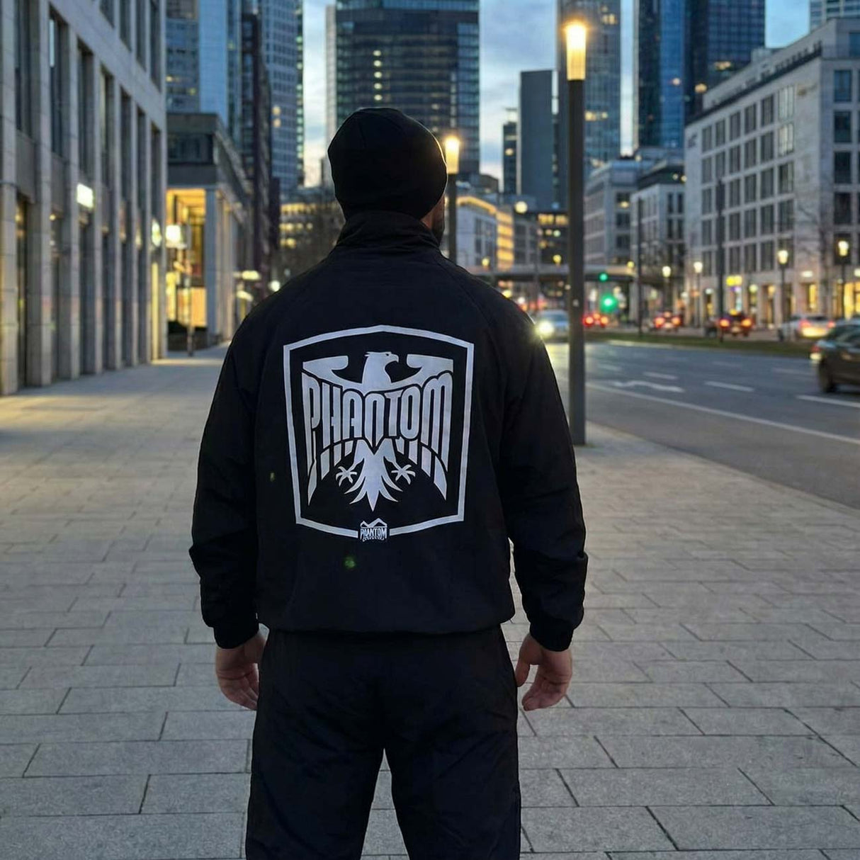 Phantom Athletics Trainingsjacke DMC Germany Eagle - Schwarz/Rot/Gelb