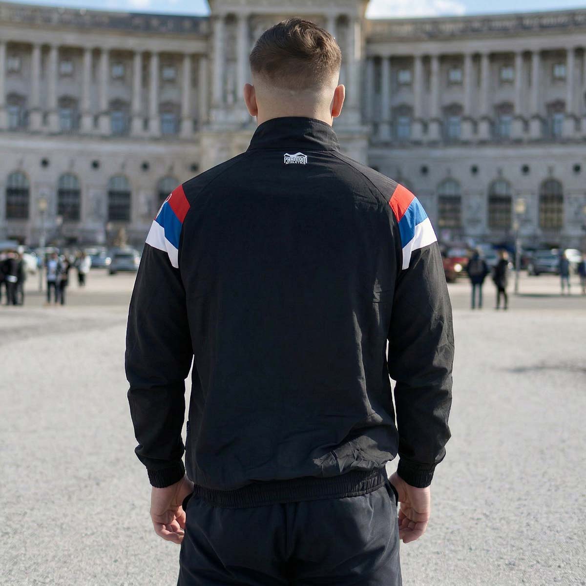 Phantom Athletics Trainingsjacke DMC Team Serbia - Schwarz