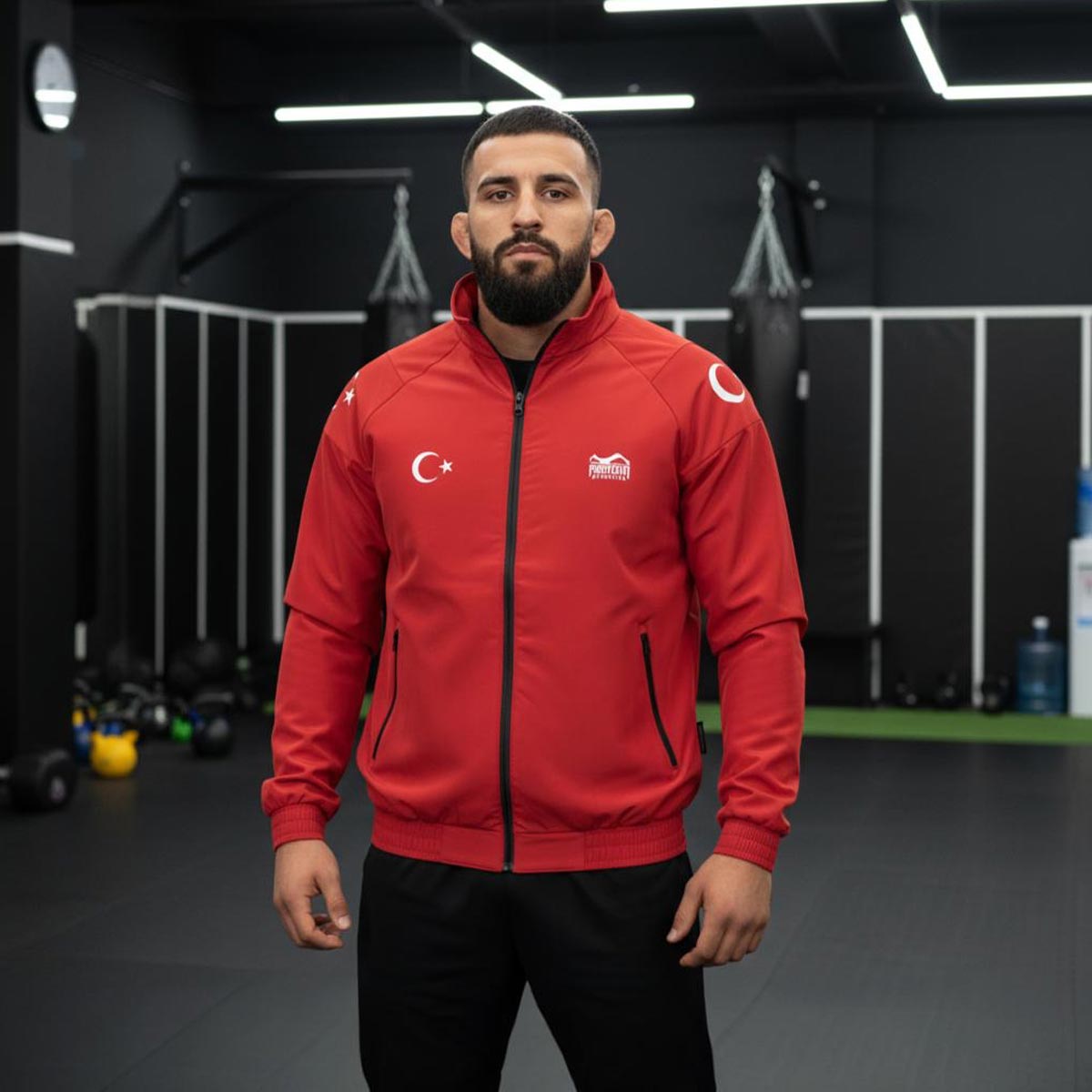 Phantom Athletics Trainingsjacke DMC Team Turkey - Rot/Weiß