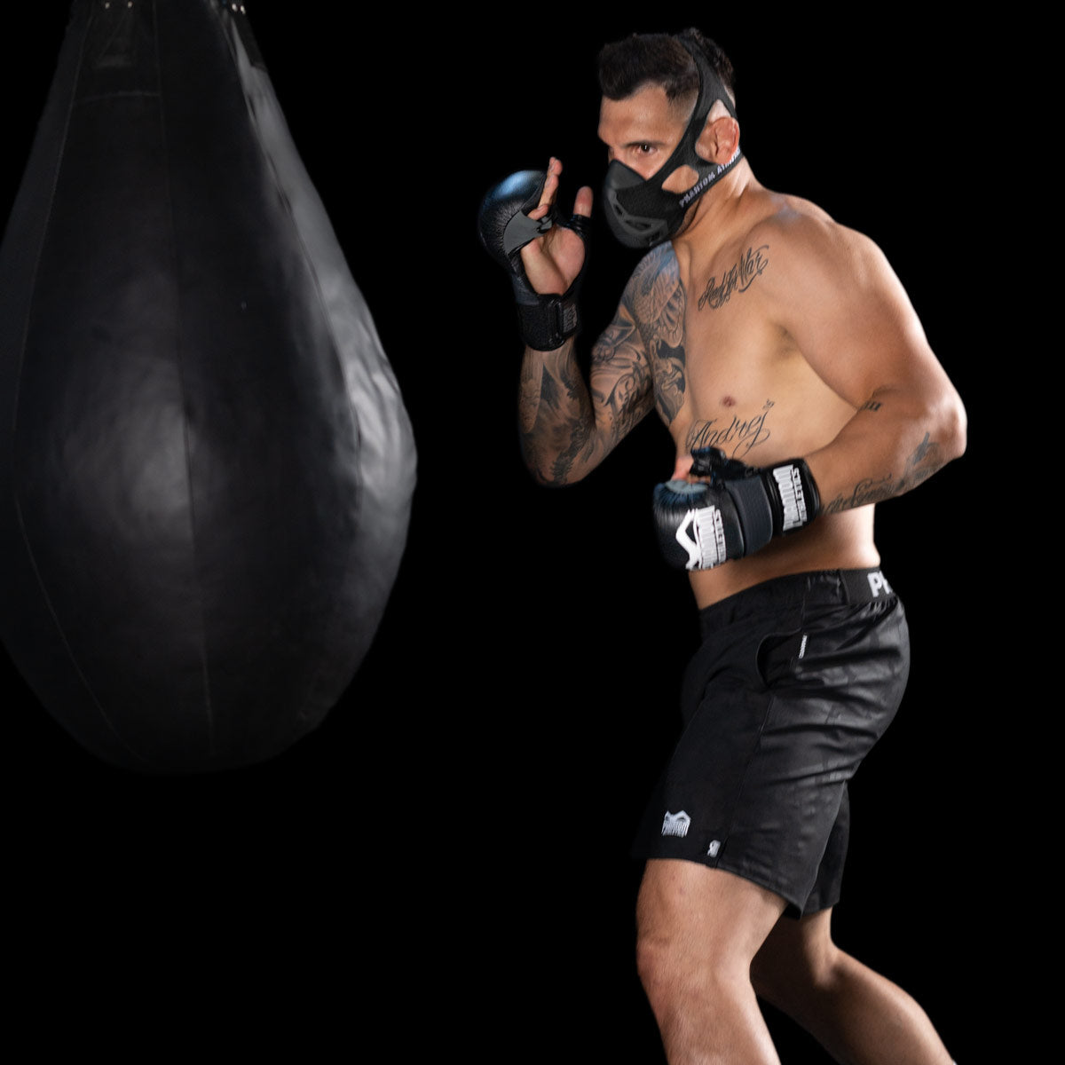 Phantom Athletics Trainingsmaske Mystery Mask - Schwarz