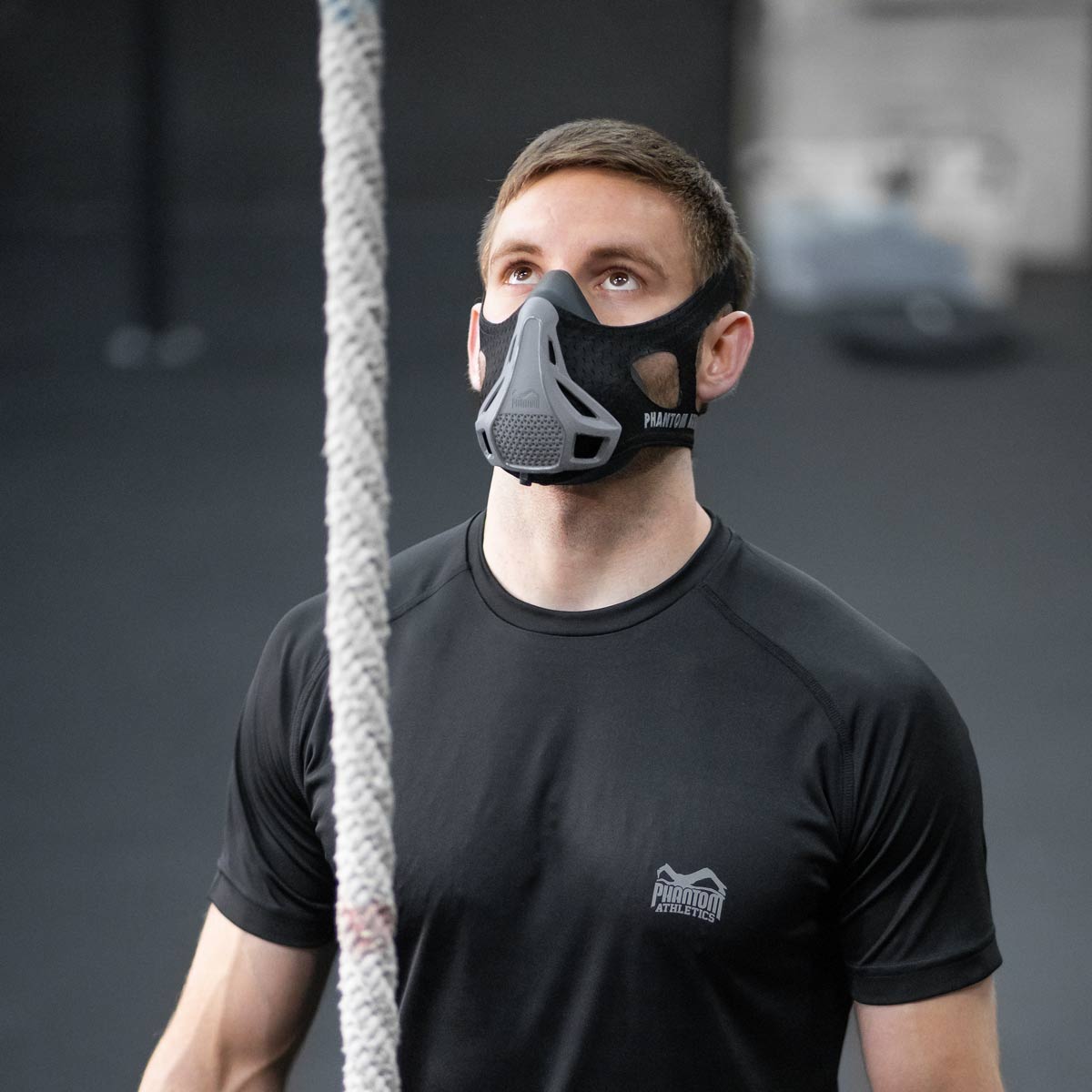 Phantom Athletics Trainingsmaske Mystery Mask - Grau