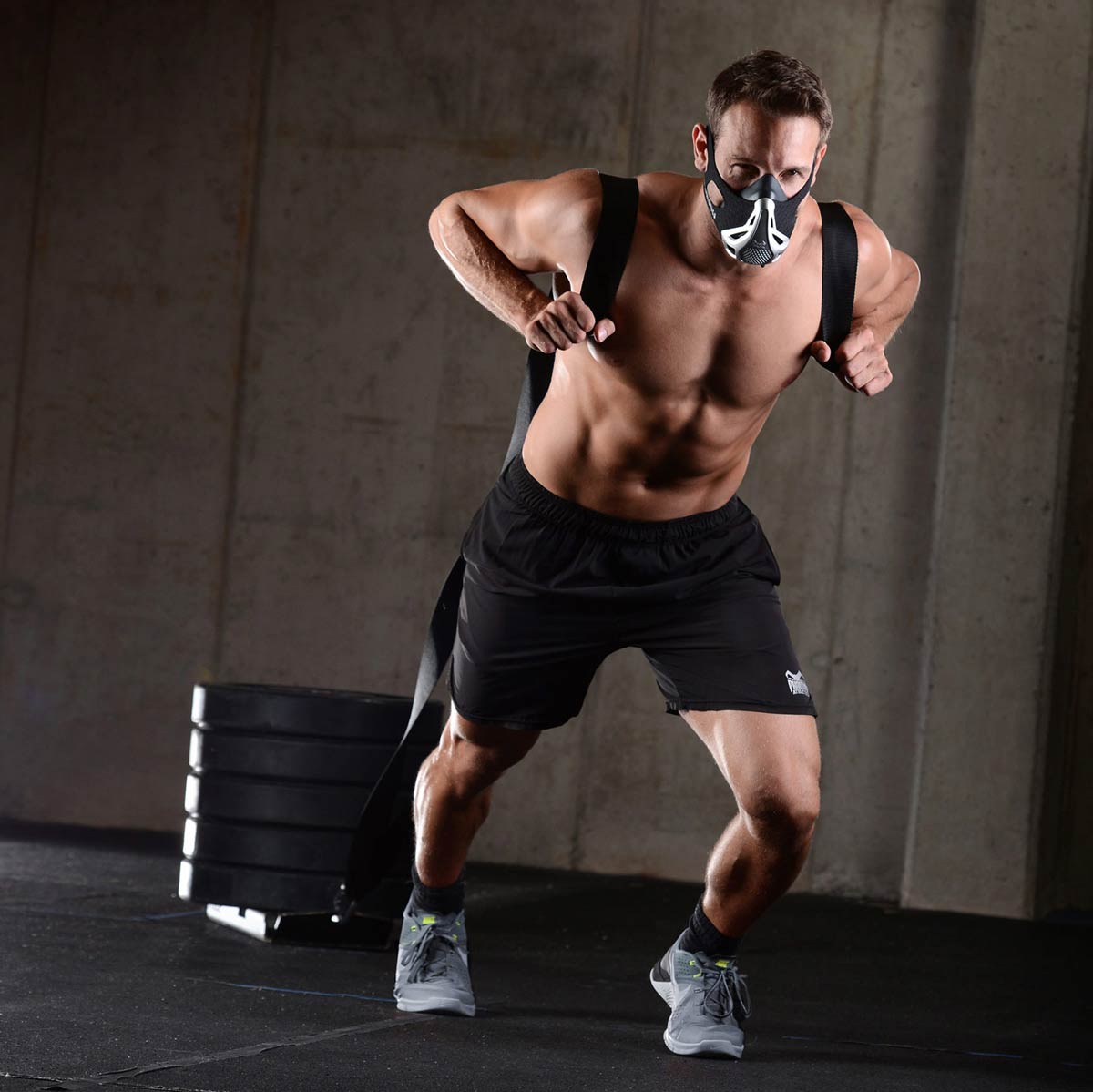 Phantom Athletics Trainingsmaske Mystery Mask - Silber